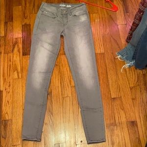 Gray levis low rise jeggings